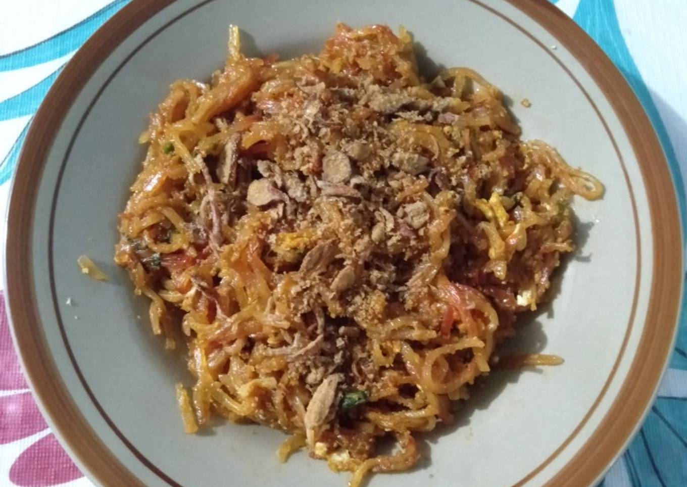 Mi Sagu Goreng Kecap Pedas