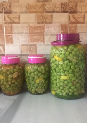 صورة لوصفة كبس الزيتون الاخضر