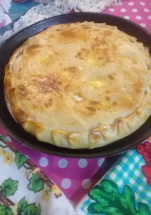 Una foto de Tarta de jamón y queso. 🙄