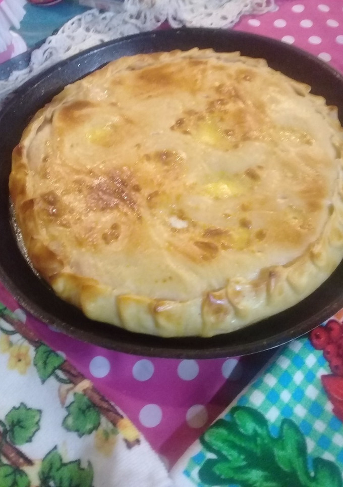 Una foto de Tarta de jamón y queso. 🙄