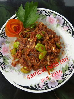 Foto resep Sambel pete teri