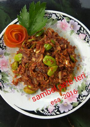 Foto resep Sambel pete teri