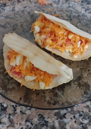 Una foto de Tacos de zanahoria