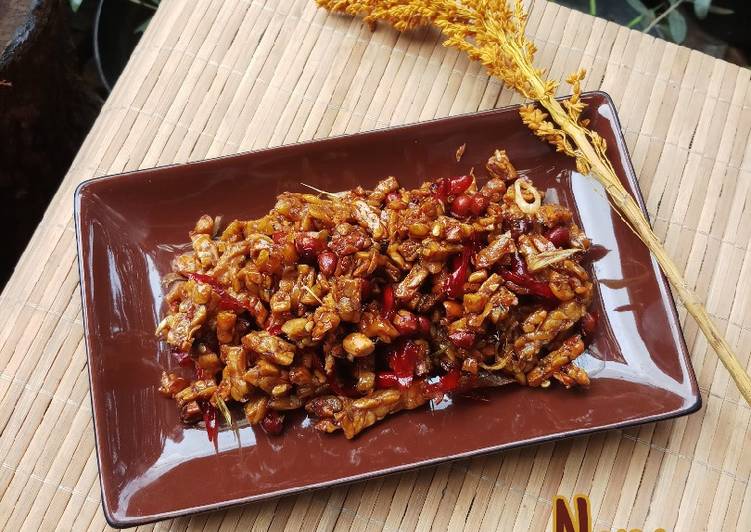 Kering tempe kacang..💖