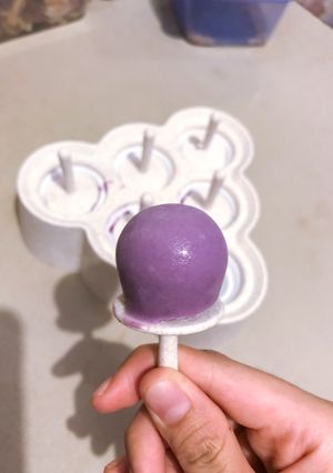 Foto resep Es Krim Ubi Ungu(snack MPASI)