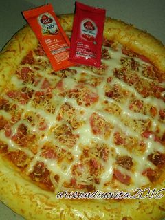 Foto resep pizza eggless