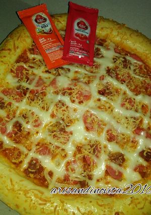 Foto resep pizza eggless