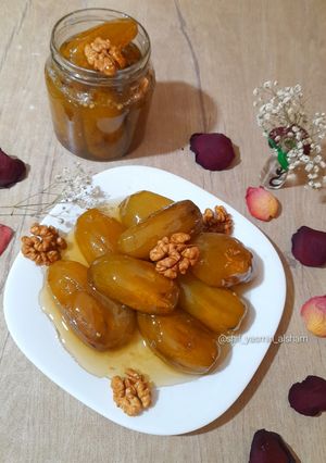 صورة لوصفة مربى الباذنجان ولااطيب 🍆😋
