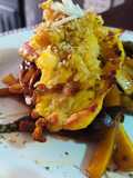 Pechuga de Pollo con Vegetales en Salsa de Ostra