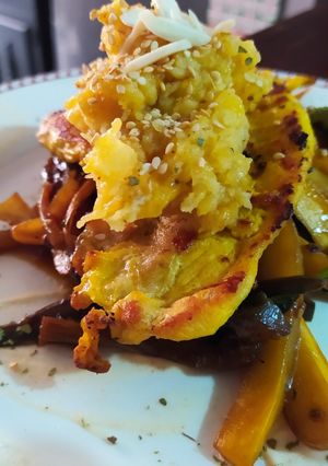 Una foto de Pechuga de Pollo con Vegetales en Salsa de Ostra