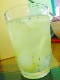 Foto resep Es melon selasih