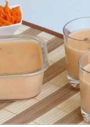 A picture of Carrot Rise payasam.