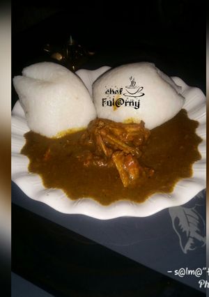 A picture of Tuwo shinkafa da miya kuka by s@lma ful@rny.