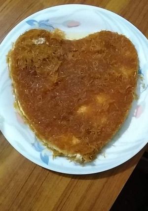 A picture of Arabic Kunafa.