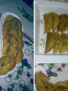 صورة لوصفة قطايف بالجوز