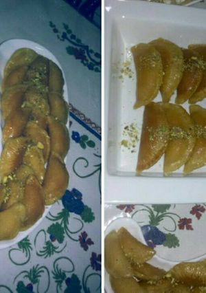صورة لوصفة قطايف بالجوز