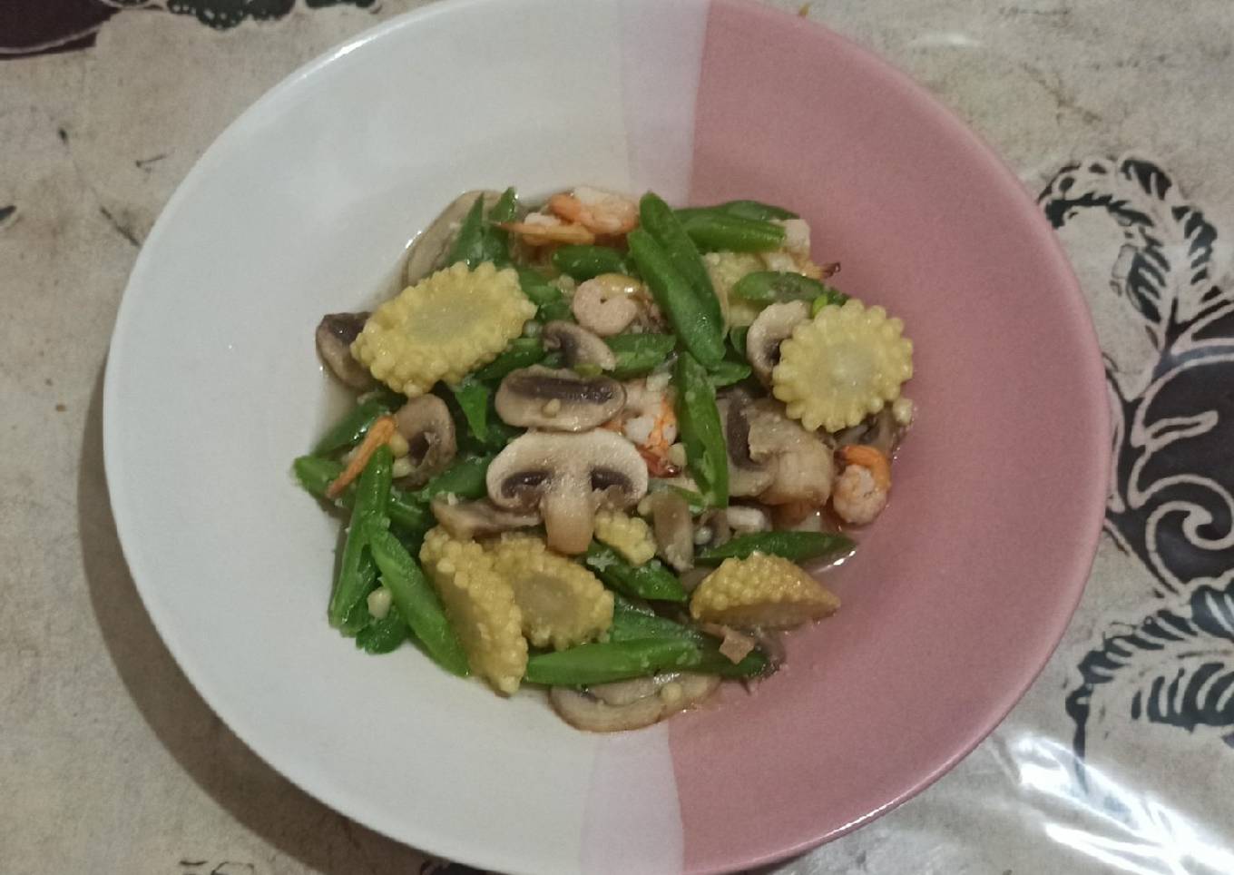 Tumis Sayur Udang Jamur