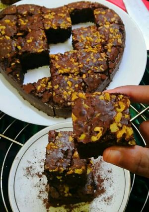 A picture of Eggless Brownie.