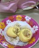 Đậu hũ trứng hấp tôm