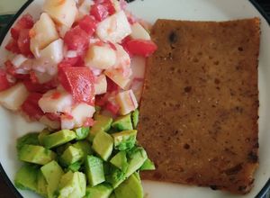 Una foto de Ceviche vegano de palmitos (🌱)
