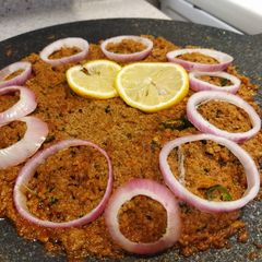 A picture of Smoked bihari tawa keema.