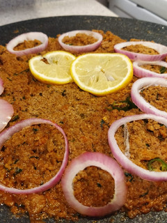 A picture of Smoked bihari tawa keema.