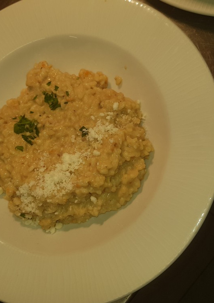 Una foto de Risotto de hongos