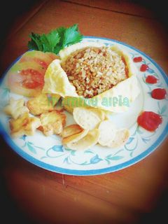 Foto resep Nasi goreng bungkus telur dadar