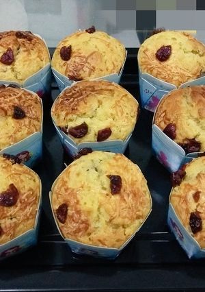 Foto resep Muffin Tape Keju Cranberry