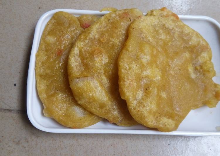 Fried savoury pancake