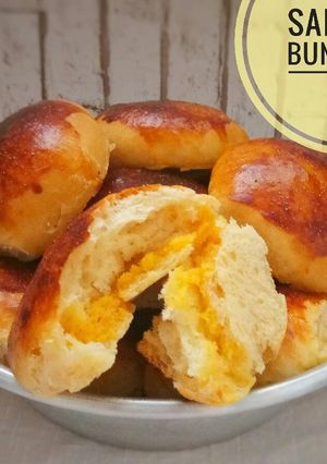 Foto resep Salted egg bun #ketopad
