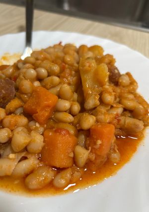 Una foto de Fabada para chuparse los dedos