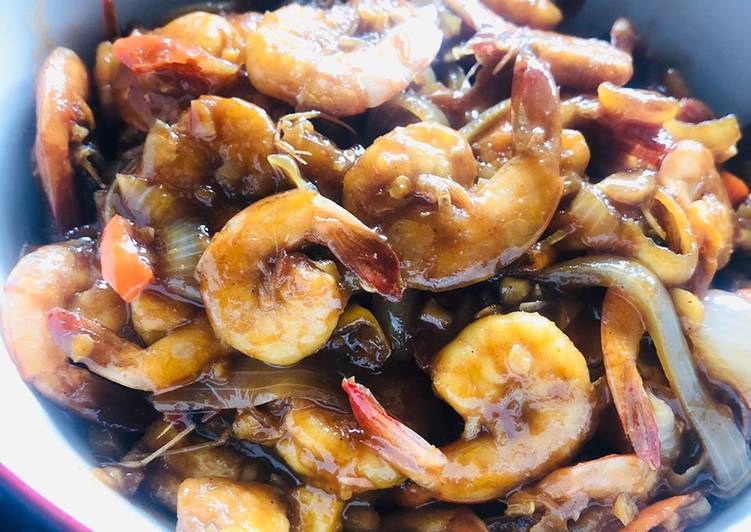 Resep Udang Saos Inggris Anti Gagal