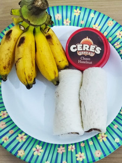 Foto resep Roti gulung pisang coklat
