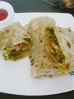 A picture of Veg Kathi Roll.