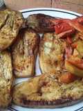 Asado de vegetales🎃🌶🍆