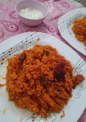 عکسی از دستور دم پخت گوشت و گوجه