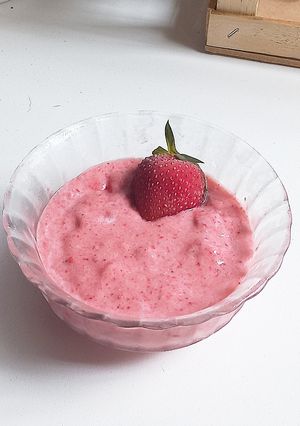 Una foto de ¡Helado de frutilla♡
