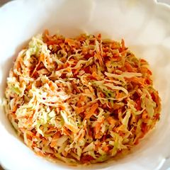 A picture of Easy peasy super tasty coleslaw.