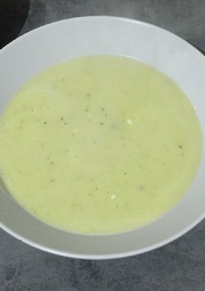Una foto de Puré de calabacín express con Mambo