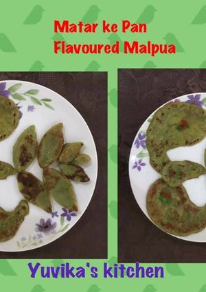 A picture of Matar ke Pan Flavoured Malpua : #HOLI SPECIAL.