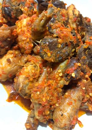Foto resep Ayam goreng cabe merah