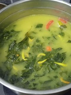 Foto resep Sayur Daun Singkong Kuah Santan