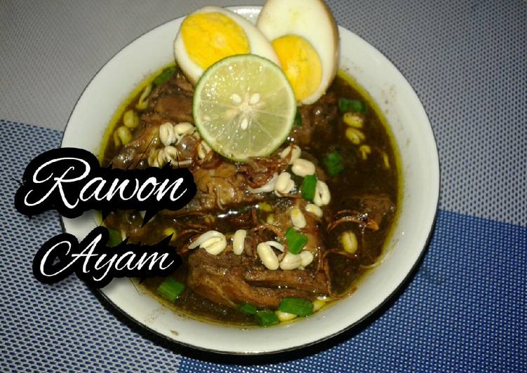 Cara Membuat Rawon Ayam Rectangle Circle