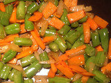 Ensalada salteada de habichuelas