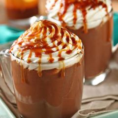 A picture of Salted caremal hot chocolate.