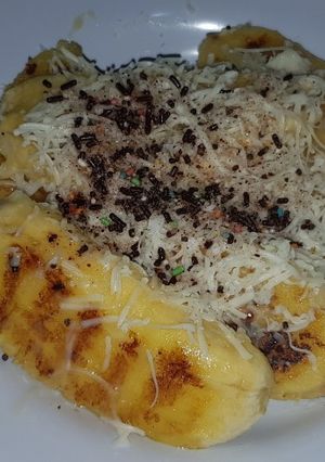 Foto resep Pisang bakar keju
