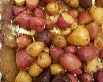 Without Fail Serving Recipe Bacon  Garlic Roasted Potatoes Practical Delicious