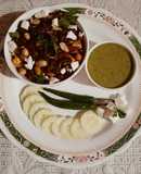 Spicy Rajma Tadka Salad