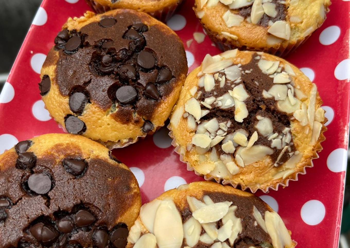 Double Chocolate Cream Cheese Muffins